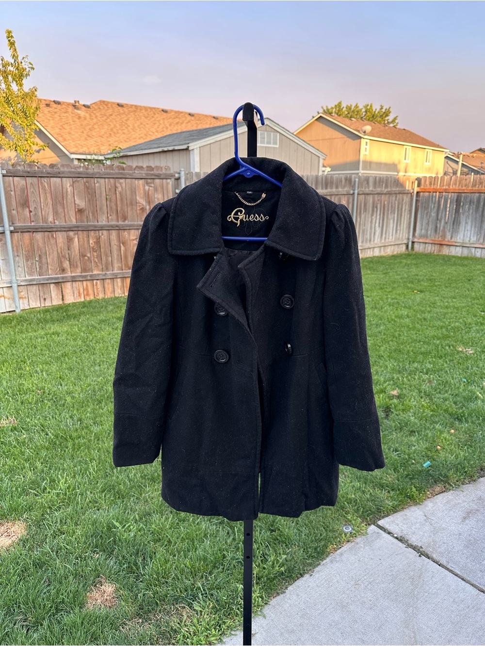 Guess wool coat size small petite